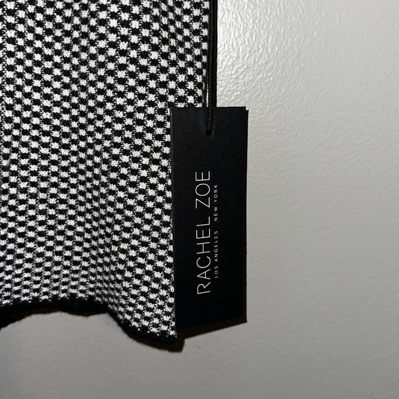 NWT Rachel Zoe Black and White Sweater Tank Top - Picture 3 of 6